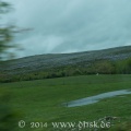 Blick aus dem Bus über den Burren