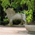 Skulptur eines Löwen