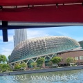 Dieses der Durian nachempfundene Gebäude ist die Konzerthalle