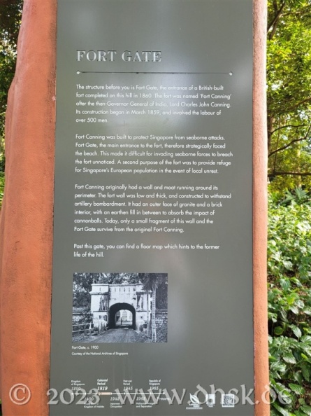 Erklärung zum Fort Gate