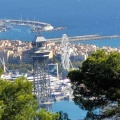 Blick auf Barcelonetta und das Riesenrad
