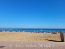 Teil des Strandes von Barceloneta 